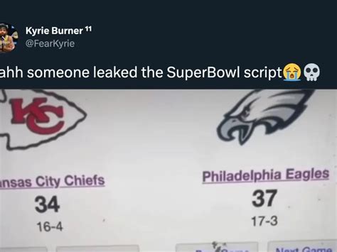 nfl super bowl script leaked|Why Sketchy Leaked Super Bowl Script Showing Eagles Win Is。